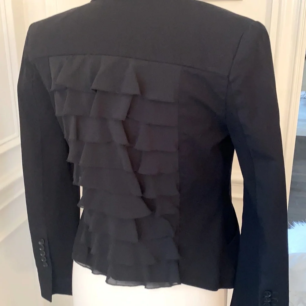 BCBG MAXAZRIA ADOREE Ruffleback Blazer - Picture 2 of 6